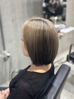 ラック(LUCK)&nbsp;アンブレラカラー/船橋/くすみベージュ/細めハイライト