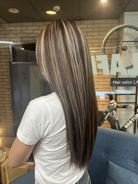 ラフ(LAFF) #着物#メルティーカラー#フェミニンロング#ウェーブミディアム