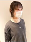 *滝田*外ハネレイヤーボブ似合わせ吉祥寺マロンベージュ髪質改善