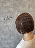ソフトぱっつんボブ