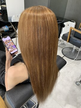 ディティール(Detail) 縮毛矯正リタッチ×カラーリタッチ