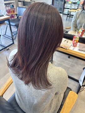 アチーブ ヘア デザイン(achieve hair design) ピンクブラウン