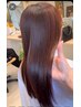 【最高級プラン】カットカラーshins酸性ストレート＋髪質改善8種TR