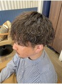 波巻きパーマ
