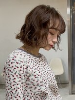 メゾンアクア 表参道(Maison ACQUA)&nbsp;ミディアムパーマデジタルパーマボブパーマ表参道ボブパーマ