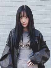 フェス カットアンドカラーズ(FESS cut&colors)&nbsp;暗髪/ナチュラルストレート/レイヤー/20代後半/30代