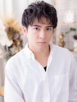 カバーヘア ブリス 川口(COVER HAIR bliss)&nbsp;黒髪ルーズパーマ爽やかアクティブショートa川口20代30代40代