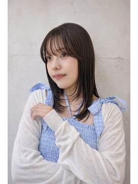 リッカ たまプラーザ(Lycka) 【プレミアム髪質改善カラーで艶やかに】華やか顔周りレイヤー