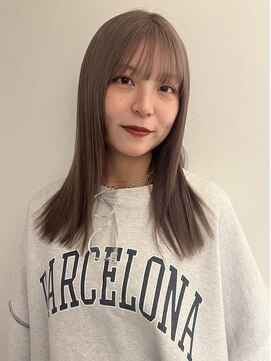 サンデイズド(SUNDAZED) ミルクティーベージュ/セミロング/レイヤーカット