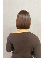 フランチェスカドットボブ(francesca.bob)&nbsp;ブラウン×切りっぱなしボブ【渡辺俊弥】梅田