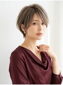 ショートカット/顔まわりカット/ハイライト/髪質改善/白髪ぼかし