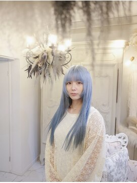 アルモワール(Armoire) 水色/ホワイトブルー/ブルー/ペールブルー/ケアブリーチ