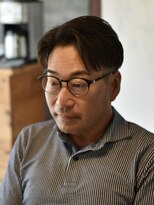 リム メンズヘア(LIM men's hair)&nbsp;艶感6:4分けリバースショート【倉敷のメンズカット専門店】