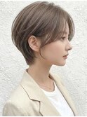 ミルクベージュブリーチなしハンサムショート20代30代A23上尾