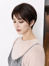 ヘアアンドメイク エジェリ(hair&make egerie)&nbsp;【伸ばしかけ前髪の方にハンサムショート・グレージュカラー】