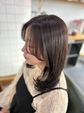 ファスナー(fustener) charcoal brown