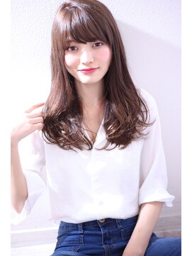 マリアバイアフロート(Maria by AFLOAT) Maria by afloatモーブカラーハニーヘアエフォートレスセミディ