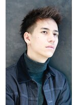 リップスヘアー 銀座(LIPPS hair)&nbsp;セミウエットワイルド爽やかヘアビジカジツーブロック刈り上げ