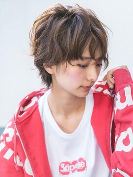 マーブルトウキョウネオリーブ(marbles tokyo neolive) 《MARBLES/三軒茶屋》☆斜めバング×マッシュショート☆