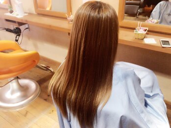 ヘアメイク アージュ 堀南店(hair make age)の写真/【COTA,milbon取扱い◎】こだわりのトリートメントでずっと触っていたくなる柔らかうるツヤ髪をつくる…＊