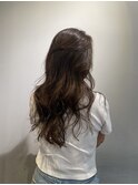外国人風柔らかハイライトブラウン