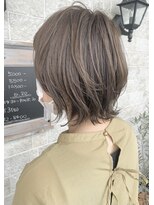 キャアリー(Caary)&nbsp;福山市美容室Caary くびれミディ ミルクティーベージュ