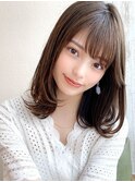 フェザーバング大人かわいいベージュ20代30代/Silk-lei吉祥寺