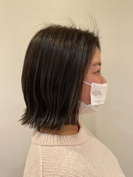 バルス(BLS) 王道の切りっぱなしボブ！！【藤枝/髪質改善/デザインカラー】