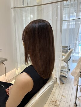 ルスリー 田園調布店(Lsurii) 【田園調布髪質改善】純度100%トリートメント＋カット＋縮毛矯正
