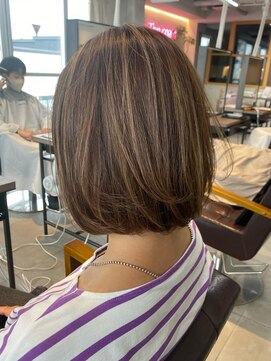 ザコーストバイネオリーブ 辻堂店(The coast by neolive) ３Dハイライトbeige 小顔bob