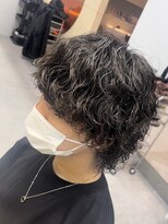 フィフス トウキョウ (fifth TOKYO)&nbsp;マッシュウルフパーマツイストスパイラルパーマメンズマッシュ