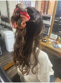 ヘアセット/ヘアメイク/巻きおろし/逆毛/卒業式[新宿/新宿駅]