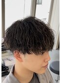 ツイストスパイラルパーマツイストパーマメンズマッシュパーマ