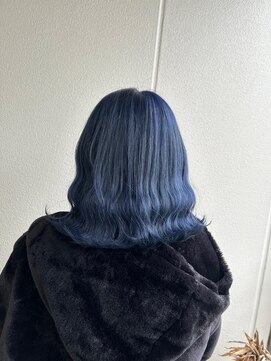 ガリカ シーム(Gallica/SEAM) 【桑原雪音】色落ちもかわいい◎ネイビーブルー/寒色系カラー