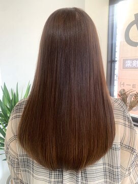 マンスカラー 東陽町(Month Color) 全体染めダブルロング+はりつやプレミアムトリートメント