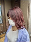 ハイライト×艶感ピンクバイオレット