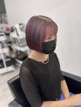 ミステル(MISTEL) ミニボブ ピンクバイオレット