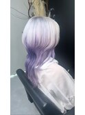 ホワイト×パープル