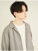 ハイライト/マッシュパーマ/ウルフ/アッシュブラック[新宿駅]