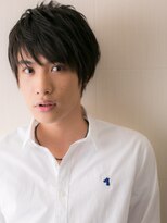 モッズヘア メン 上尾東口店(mod's hair men)&nbsp;簡単スタイリング！男前ネイビーブラック束感ショートT上尾