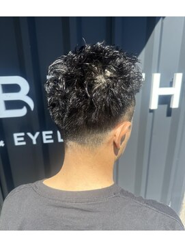 コルバース(COL BIRTH) 刈り上げアップバングツイストスパイラルパーマ