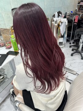 ハーツヘアーズ 五日市店(HEARTS hair's) ダブルカラー　シャドウルーツ　レッドカラー
