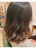 パーマ風コテ巻き