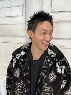 ケシキ(keshiki) スパイキーショート/黒髪/メンズカット/メンズパーマ