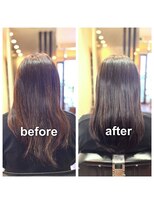 アウラ(aura) カット+ハーバルカラー+艶髪トリートメント