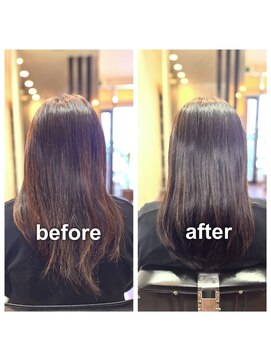 アウラ(aura) カット+ハーバルカラー+艶髪トリートメント