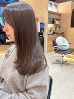 ヒビヲ(HIBIO)&nbsp;ブラウンカラーミルクティーベージュブリーチなしダブルカラー