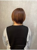 ナチュラルに決まる大人ショートレイヤーボブ×ケアカラー#1