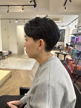 ファイブシーン アオヤマ(5SCENE AOYAMA) ビジネスヘア就活ヘアツーブロック刈り上げフェードメンズ