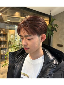 オムズ(OM's) 柔らかピンクブラウンカラー